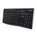 Клавиатура Logitech K270 черный/белый USB беспроводная Multimedia (920-003058)