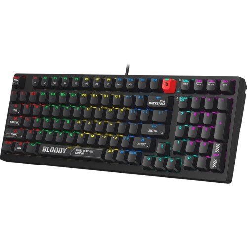 Клавиатура A4Tech Bloody S98 механическая черный USB for gamer LED (S98 BLACK) Клавиатура A4Tech Bloody S98 механическая черный USB for gamer LED (S98 BLACK)
