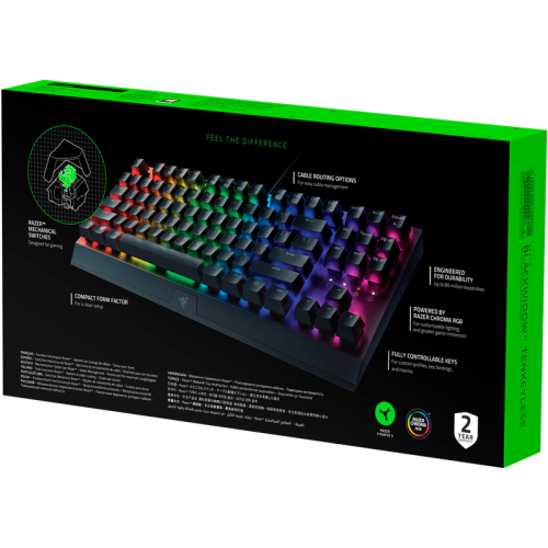 Игровая клавиатура Razer Blackwidow V3/ Razer BlackWidow V3 Tenkeyless - Mechanical Gaming Keyboard - RUSSIAN Layou