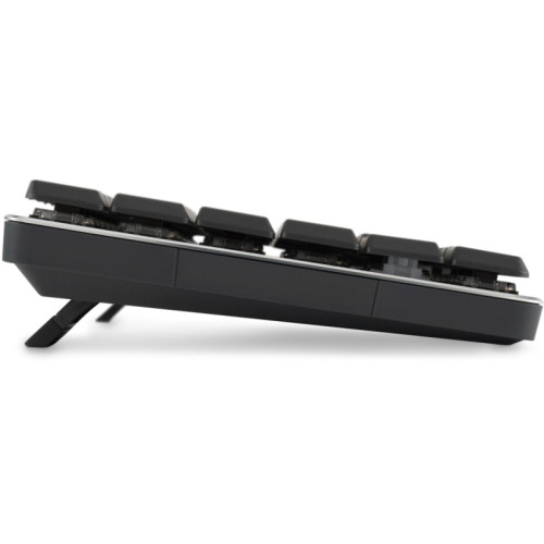 Клавиатура Oklick K615X механическая серый/серебристый USB slim Multimedia for gamer LED (1934413)