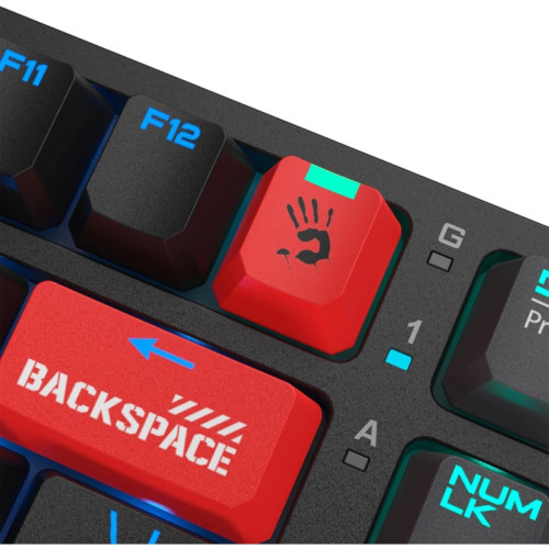 Клавиатура A4Tech Bloody S98 механическая черный/красный USB for gamer LED (S98 RED)