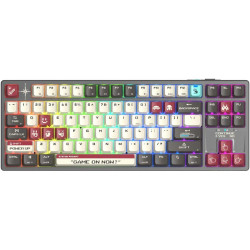 Клавиатура A4Tech Bloody WS87 механическая серый/красный USB беспроводная BT/Radio Multimedia for gamer LED (WS87)