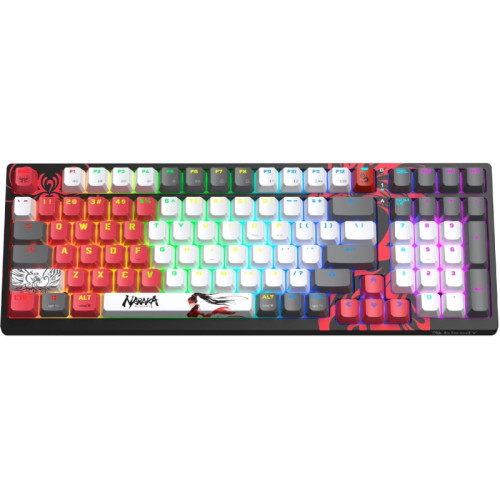 Клавиатура A4Tech Bloody WS98 Naraka механическая серый/красный USB беспроводная BT/Radio Multimedia for gamer LED (WS98)
