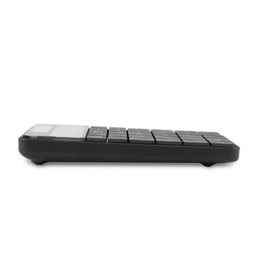 Числовой блок Oklick K604W черный USB беспроводная slim для ноутбука (1979325)