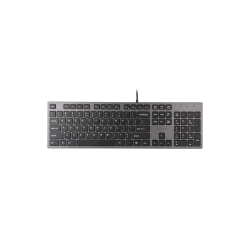 Клавиатура A4Tech KV-300H серый/черный USB slim