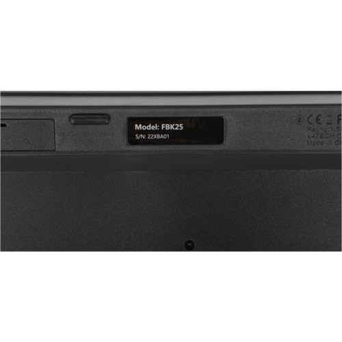 Клавиатура A4Tech Fstyler FBK25 черный/серый USB беспроводная BT/Radio slim Multimedia (FBK25 BLACK)