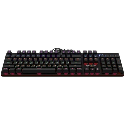 Клавиатура Oklick 990 G2 механическая черный USB Multimedia for gamer LED (1875240)