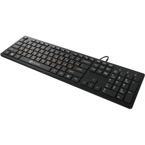 Клавиатура Oklick 520M2U черный/черный USB slim Multimedia