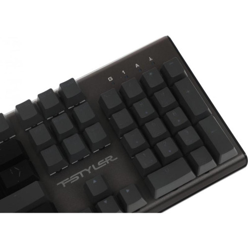 Клавиатура A4Tech Fstyler FS100 Neon механическая черный USB for gamer LED (FS100)