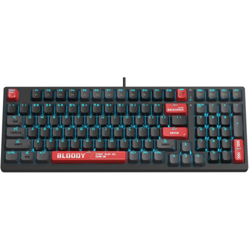 Клавиатура A4Tech Bloody AT98 механическая черный/красный USB for gamer LED (AT98)