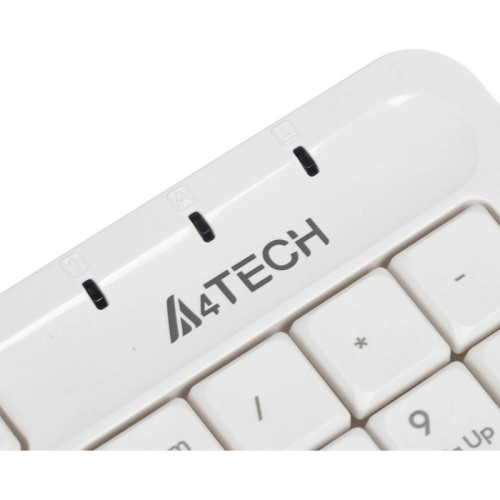 Клавиатура A4Tech Fstyler FK10 белый/серый USB (FK10 WHITE)