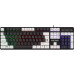 Клавиатура DEFENDER DARK KNIGHT GK-077 RU BL/WH 45077