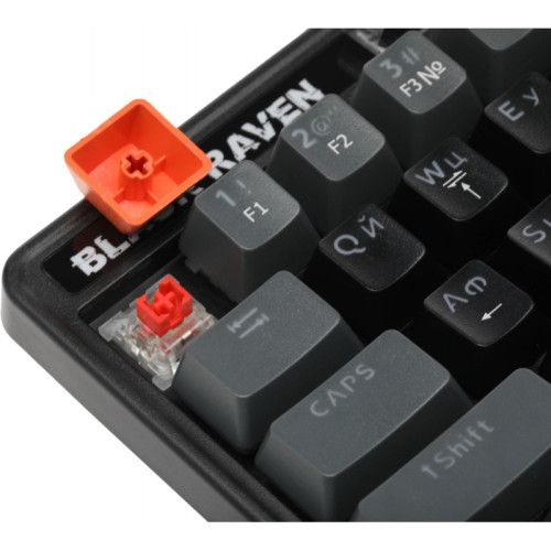 Клавиатура DEFENDER MECHANICAL BLK RAVEN GK-417 RU RGB 45414