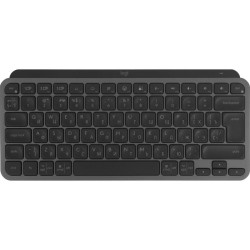 Клавиатура Logitech MX Keys Mini темно-серый/черный USB беспроводная BT/Radio LED (920-010501)