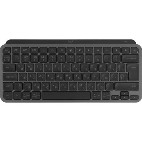 Клавиатура Logitech MX Keys Mini темно-серый/черный USB беспроводная BT/Radio LED (920-010501)