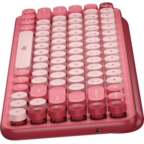Клавиатура/ Logitech Keyboard POP KEYS HEARTBREAKER_ROSE