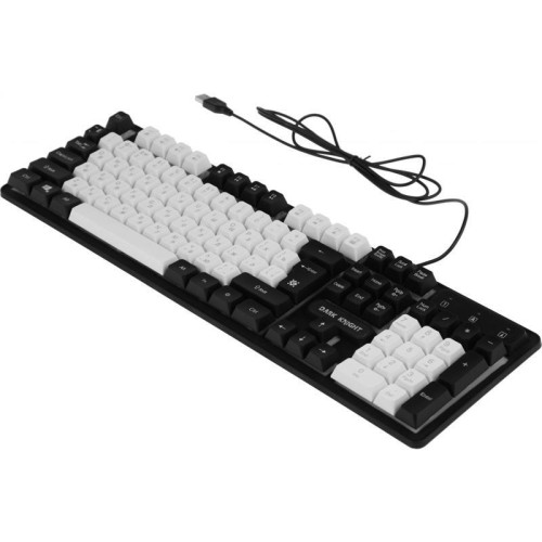 Клавиатура DEFENDER DARK KNIGHT GK-077 RU WH/BL 45078