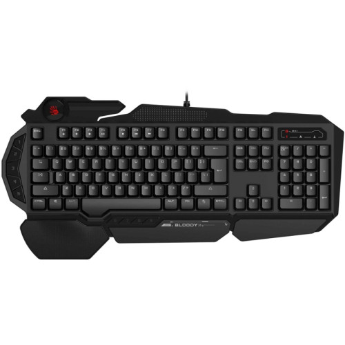 Клавиатура A4Tech Bloody B310N черный USB Multimedia for gamer LED (подставка для запястий) (B310N) Клавиатура A4Tech Bloody B310N черный USB Multimedia for gamer LED (подставка для запястий) (B310N)