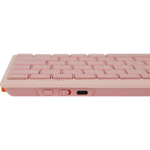 Клавиатура A4Tech Fstyler FBX51C розовый USB беспроводная BT/Radio slim Multimedia (FBX51C PINK)
