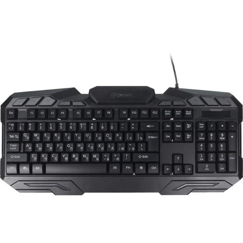Клавиатура Oklick 700G Dynasty черный USB Multimedia for gamer LED