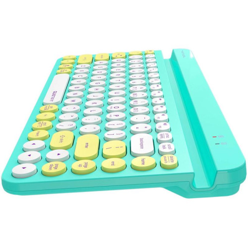 Клавиатура A4Tech Fstyler FBK30 зеленый USB беспроводная BT/Radio slim Multimedia (FBK30 AVOCADO)