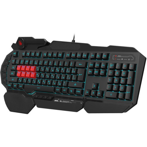 Клавиатура A4Tech Bloody B318 черный USB Multimedia for gamer LED (подставка для запястий) (B318) Клавиатура A4Tech Bloody B318 черный USB Multimedia for gamer LED (подставка для запястий) (B318)