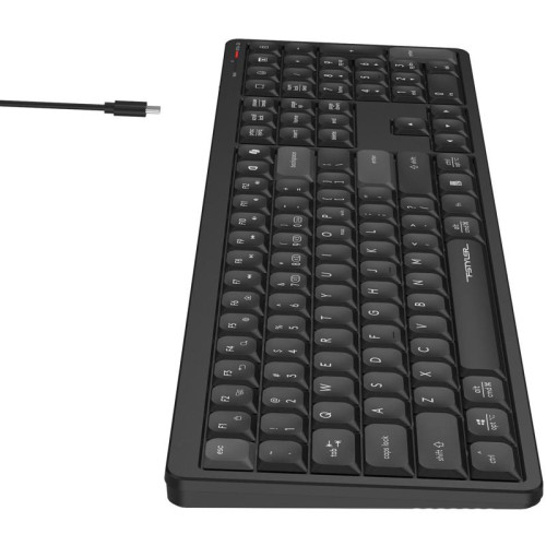 Клавиатура A4Tech Fstyler FBX55C черный USB беспроводная BT/Radio slim Multimedia (FBX55C)