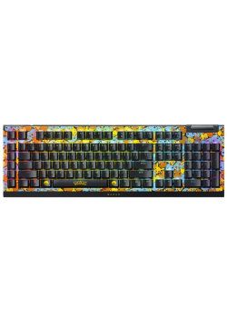 Игровая клавиатура Razer BlackWidow V4 X (Green Switch) - Pokemon Kanto Starters Ed. - US Layout/ Razer BlackWidow V4 X (Green Switch) Gaming keyboard - Pokemon Kanto Starters Ed.