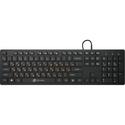 Клавиатура Oklick 520M2U черный/черный USB slim Multimedia