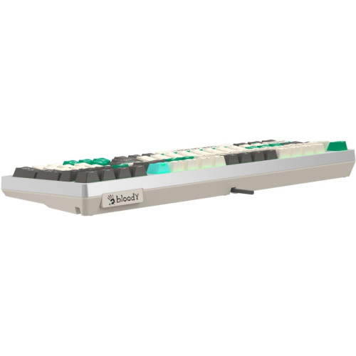 Клавиатура A4Tech Bloody S98 Pixels Green механическая белый/бежевый USB for gamer LED (S98)