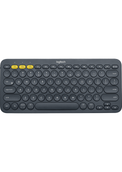Клавиатура/ Logitech Keyboard K380 Dark Grey Wireless Bluetooth RTL, Multi-Device
