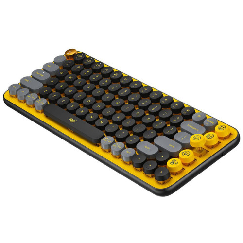 Клавиатура/ Logitech Keyboard POP KEYS BLAST_YELLOW Клавиатура/ Logitech Keyboard POP KEYS BLAST_YELLOW
