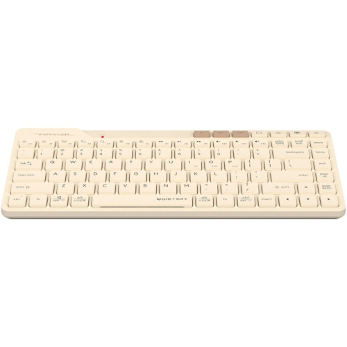 Клавиатура A4Tech Fstyler FBK26C AS бежевый USB беспроводная BT/Radio slim Multimedia (FBK26C AS)