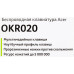 Клавиатура Acer OKR020 черный USB беспроводная slim Multimedia (ZL.KBDEE.004)