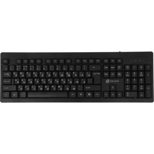 Клавиатура Oklick 95M черный USB (1788106)