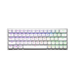 Клавиатура/ Cooler Master SK622 Silver White Hybrid Wireless Keyboard (Red Switch)