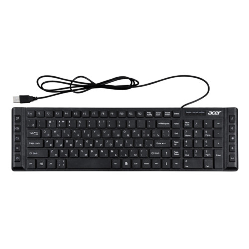 Клавиатура Acer OKW010 черный USB slim Multimedia (ZL.KBDEE.002) Клавиатура Acer OKW010 черный USB slim Multimedia (ZL.KBDEE.002)