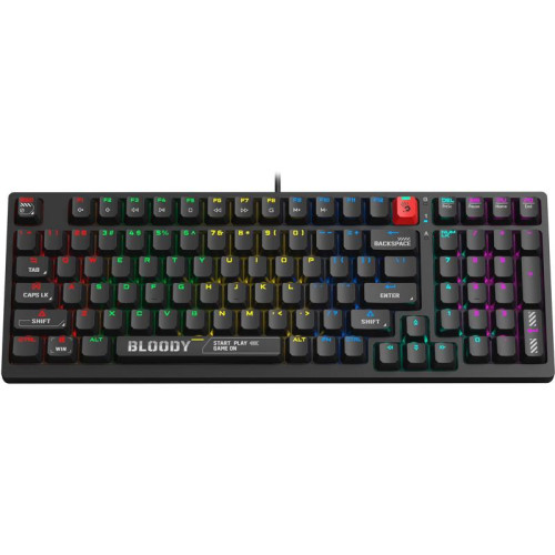 Клавиатура A4Tech Bloody S98 механическая черный USB for gamer LED (S98 BLACK)