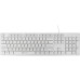 Клавиатура Oklick 500M белый USB slim Multimedia