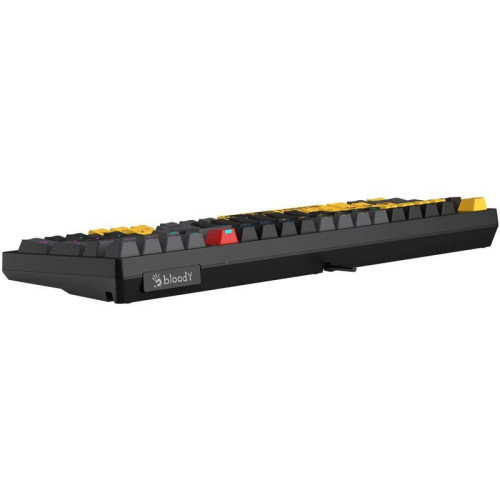 Клавиатура A4Tech Bloody S98 Sports Lime BLMS Plus механическая желтый/серый USB for gamer LED (S98 SPORTS LIME BLMS RED PLUS)