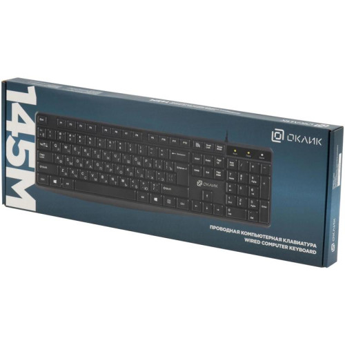 Клавиатура Oklick 145M черный USB (1659983)