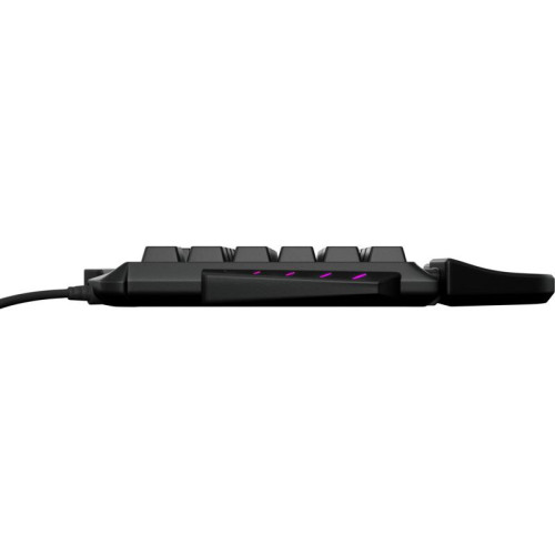 Игровой блок Oklick 703GK черный USB for gamer LED (подставка для запястий) (1533151)
