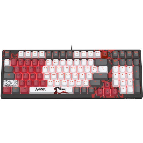 Клавиатура A4Tech Bloody S98 Naraka BLMS Plus механическая черный/красный USB for gamer LED (S98 NARAKA BLMS RED PLUS)