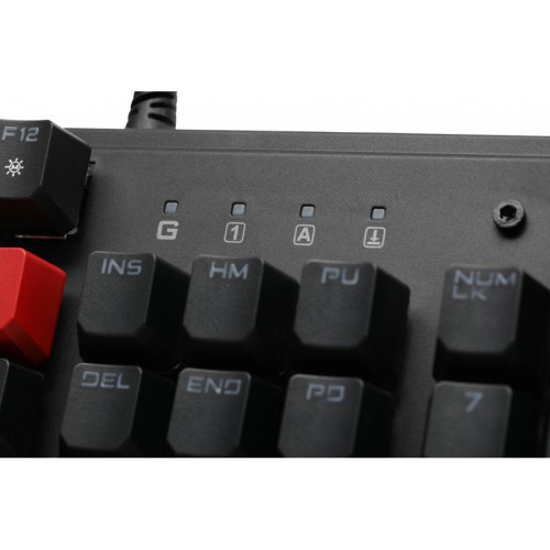 Клавиатура A4Tech Bloody S510R механическая черный USB for gamer LED (S510R USB FIRE BLACK/BLMS RED)