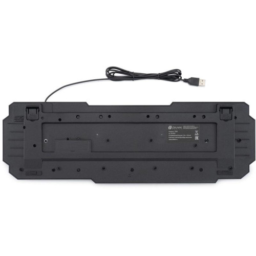 Клавиатура Oklick 750G FROST WAR черный/черный USB Multimedia for gamer (337452)