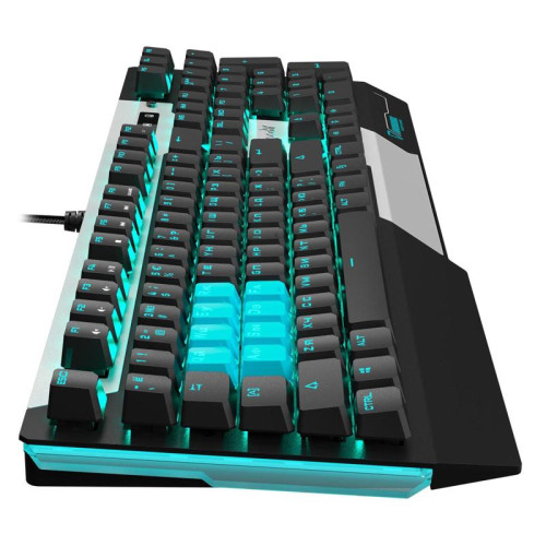 Клавиатура A4Tech Bloody B865 механическая серый/черный USB for gamer LED