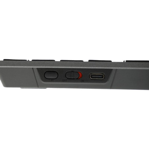 Клавиатура A4Tech Fstyler FBX50C черный USB беспроводная BT/Radio slim Multimedia (FBX50C GREY)