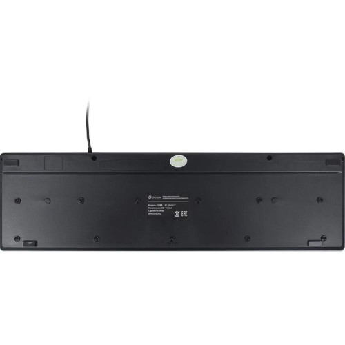 Клавиатура Oklick 550ML черный USB slim Multimedia LED (1061617)
