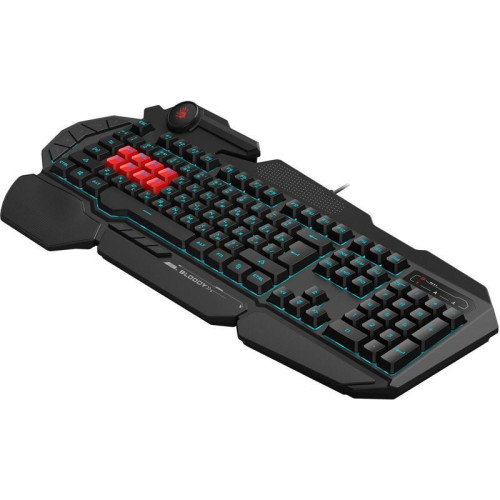 Клавиатура A4Tech Bloody B318 черный USB Multimedia for gamer LED (подставка для запястий) (B318) Клавиатура A4Tech Bloody B318 черный USB Multimedia for gamer LED (подставка для запястий) (B318)