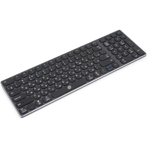 Клавиатура Oklick K767W серый/черный USB беспроводная BT/Radio slim Multimedia (2002135)